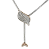 Pendant in 18k Gold with Diamonds