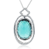 Color Pendant in 18k Gold with Diamonds