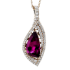 Color Pendant in 18k Gold with Diamonds