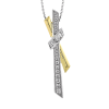 Pendant in 18k Gold with Diamonds