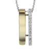 Pendant in 18k Gold with Diamonds