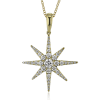 Pendant in 18k Gold with Diamonds