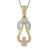 Pendant in 18k Gold with Diamonds