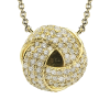 Pendant in 18k Gold with Diamonds