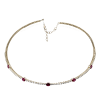 Color Pendant in 14k Gold with Diamonds