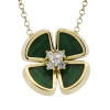 Color Pendant in 18k Gold with Diamonds