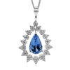 Color Pendant in 18k Gold with Diamonds