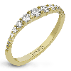 Right Hand Ring in 18k Gold with Diamonds