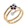 Right Hand Ring in 18k Gold with Diamonds