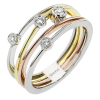 Right Hand Ring in 18k Gold with Diamonds