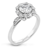 Engagement Ring in 18k Gold with Diamonds