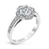 Engagement Ring in 18k Gold with Diamonds