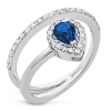 Color Ring in 18k Gold with Diamonds