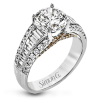 Engagement Ring in 18k Gold with Diamonds