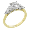Engagement Ring in 18k Gold with Diamonds