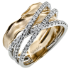 Right Hand Ring in 18k Gold with Diamonds