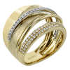 Right Hand Ring in 18k Gold with Diamonds