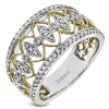 Right Hand Ring in 18k Gold with Diamonds