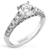 Engagement Ring in 18k Gold with Diamonds