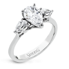 Engagement Ring in 18k Gold with Diamonds