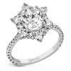 Engagement Ring in 18k Gold with Diamonds