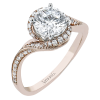 Engagement Ring in 18k Gold with Diamonds