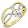 Right Hand Ring in 18k Gold with Diamonds