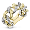 Right Hand Ring in 18k Gold with Diamonds