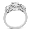 Engagement Ring in 18k Gold with Diamonds