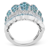 Color Ring in 18k Gold with Diamonds