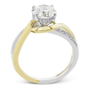 Engagement Ring in 18k Gold with Diamonds