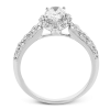Engagement Ring in 18k Gold with Diamonds