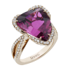 Color Ring in 18k Gold with Diamonds