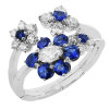 Color Ring in 18k Gold with Diamonds