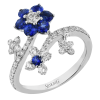 Color Ring in 18k Gold with Diamonds