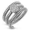 Right Hand Ring in 18k Gold with Diamonds