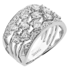 Right Hand Ring in 18k Gold with Diamonds