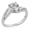 Engagement Ring in 18k Gold with Diamonds