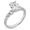 Engagement Ring in 18k Gold with Diamonds