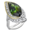 Color Ring in 18k Gold with Diamonds