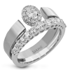 Right Hand Ring in 18k Gold with Diamonds