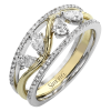 Right Hand Ring in 18k Gold with Diamonds
