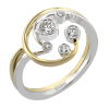 Right Hand Ring in 18k Gold with Diamonds