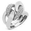Right Hand Ring in 18k Gold with Diamonds