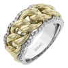 Right Hand Ring in 18k Gold with Diamonds