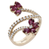Color Ring in 18k Gold with Diamonds