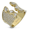 Right Hand Ring in 18k Gold with Diamonds