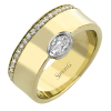 Right Hand Ring in 18k Gold with Diamonds