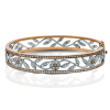 Bangle in 18k Gold with Diamonds