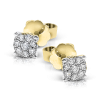 Earring in 18k Gold with Diamonds